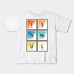 Istanbul City | Periodic Table Kids T-Shirt